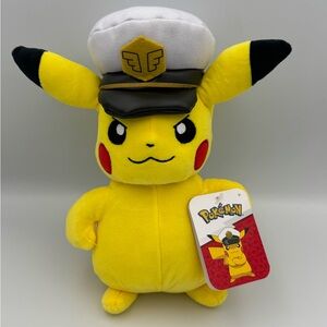 Pokemon Plush Captain‎ Pikachu Jazware New With Tags